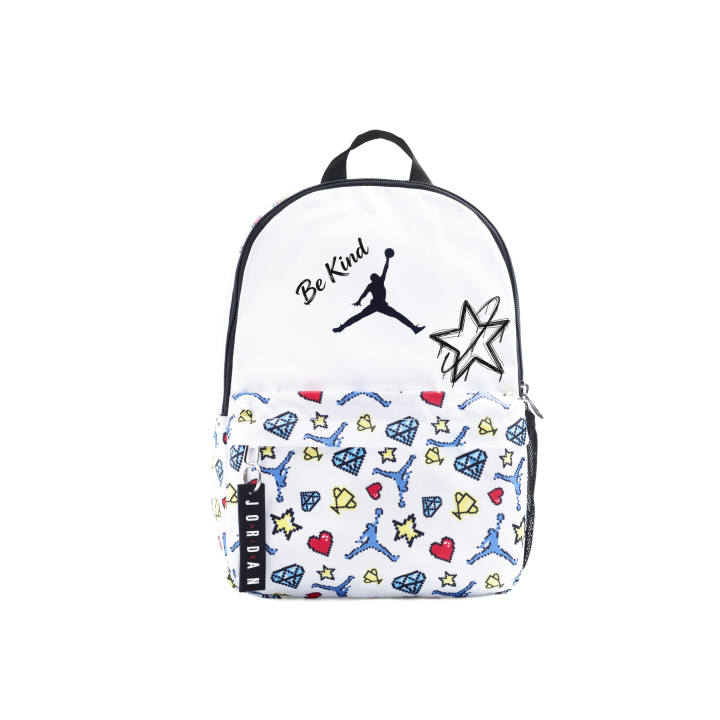 Jordan Jordan Polyester Backpack Small Unisex White