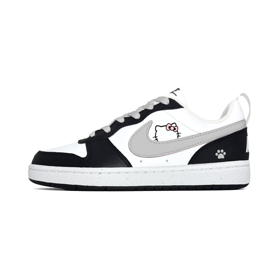 Nike Nike Court Borough Cute, Girlish, Cartoon, Preppy Style Synthetic Leather Abrasion Resistant Slip Resistant Low top