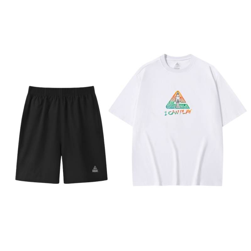 PEAK Casual Sportswear Unisex Crew Neck Moderate