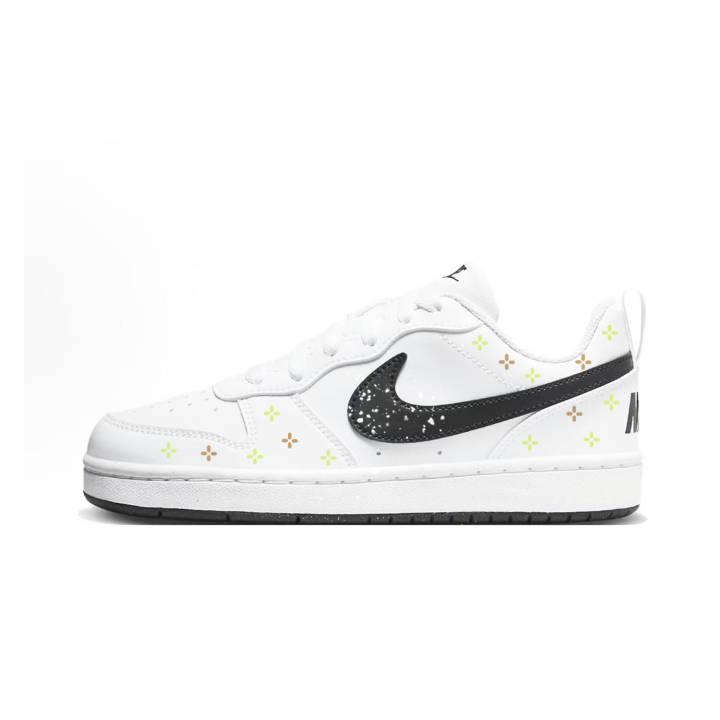 Nike Nike Court Borough Wheat Lime Synthetic Leather Abrasion Resistant Slip Resistant Low top Skateboard Shoes Light Green