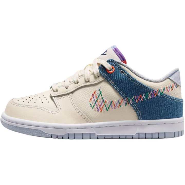Nike Nike Dunk Low top Skateboard Shoes Pearl Beige Kids'