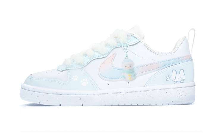 Nike Nike Court Borough Skateboard Shoes Women's Low Top Blue