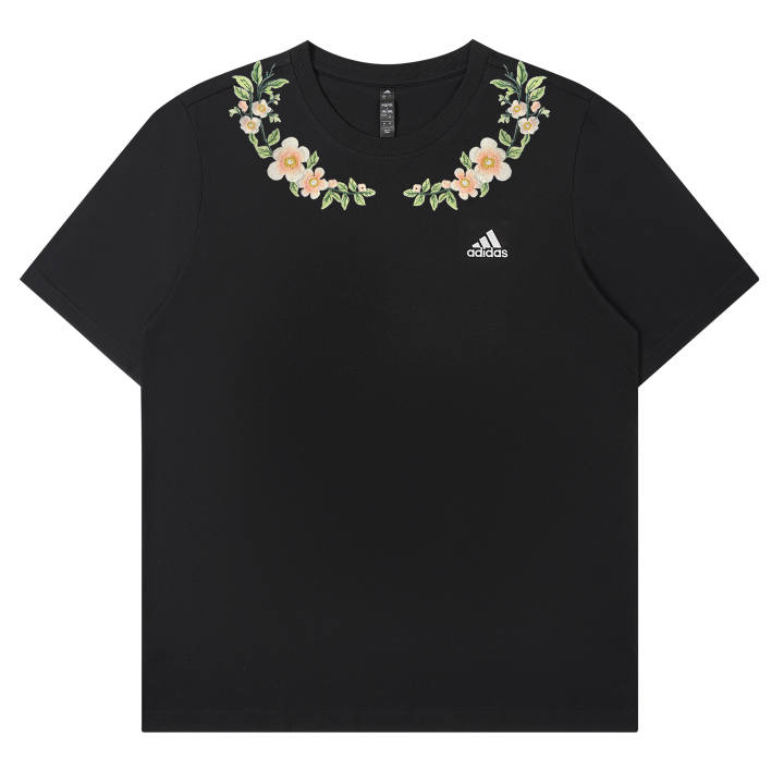 Adidas Adidas T Shirts Unisex Black Crew Neck Moderate Straight Fit
