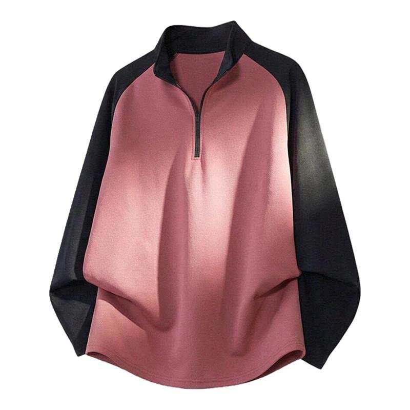 Sugarfunk Sugarfunk T Shirts Men's Stand Collar Thin Straight Fit