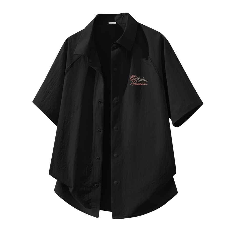 MINISO MINISO Shirts Unisex Lapel Thin Shirt