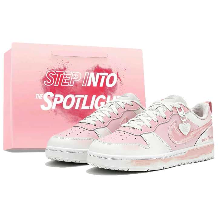 Nike Nike Court Borough Synthetic Leather Low top Skateboard Shoes Women's