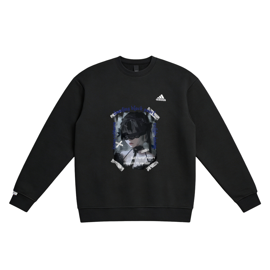 Adidas Adidas LABEL T Shirts Unisex Black Crew Neck Moderate Straight Fit