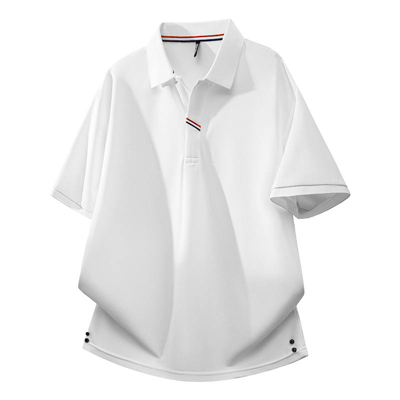 Sugarfunk Polo Shirts Men's Stand Collar Moderate Straight Fit
