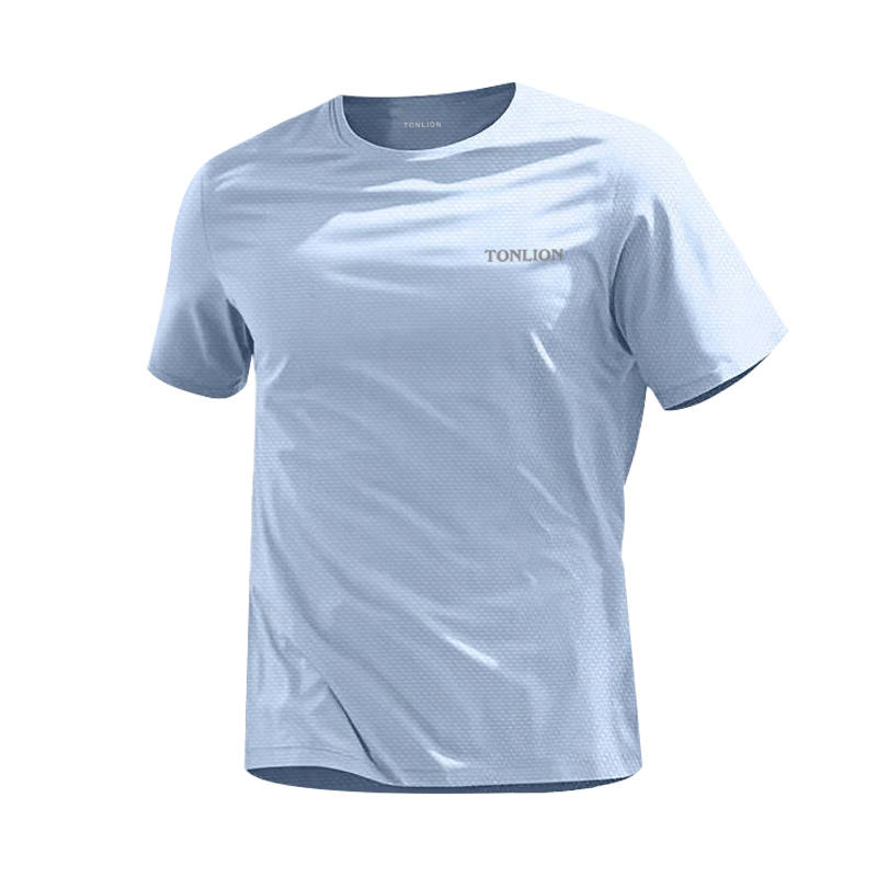 Tonlion T Shirts Unisex Crew Neck Moderate Straight Fit