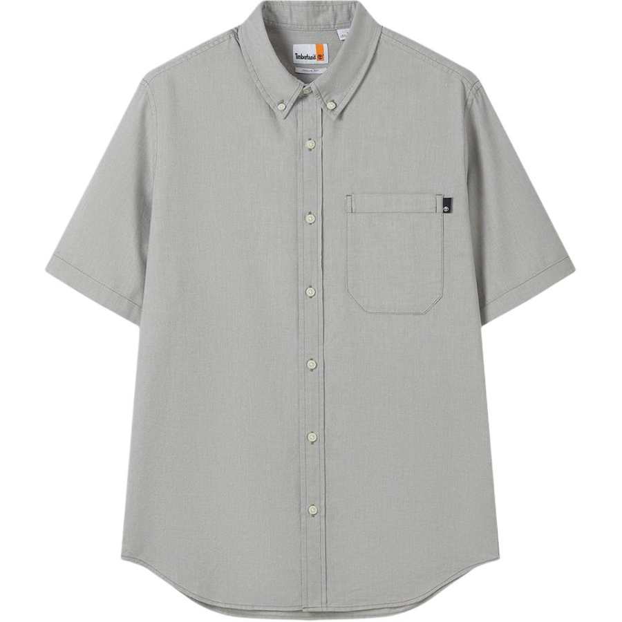 Timberland Shirts Men's EGZ Gray Lapel Moderate