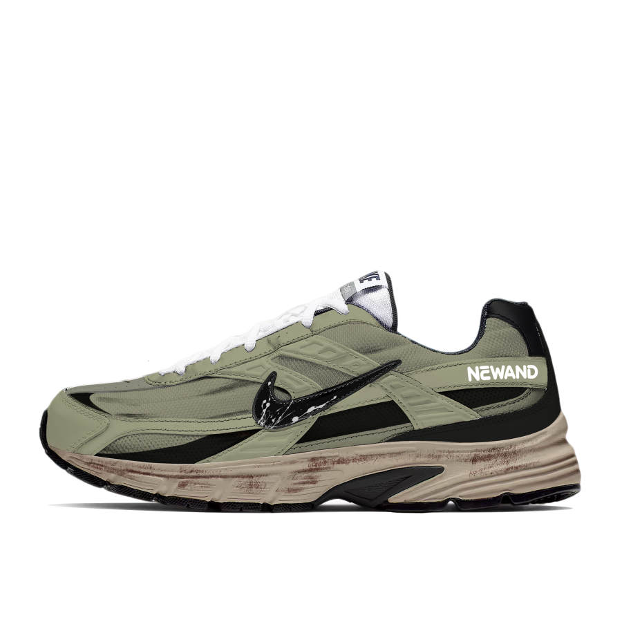 Nike Nike Initiator Cushioning Abrasion Resistant Breathable Low top Casual Running Shoes Unisex Green