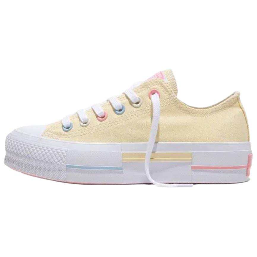 Converse All Star Lift Low top Canvas Shoes Women's Light Yellow