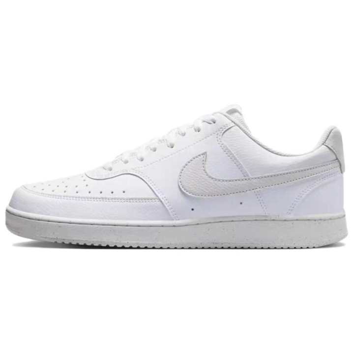 Nike Nike Court Vision Synthetic Leather Skateboard Shoes Men's White
