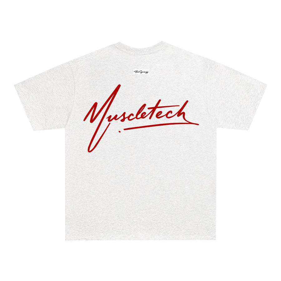 MUSCLETECH T Shirts Unisex Crew Neck Thin Straight Fit