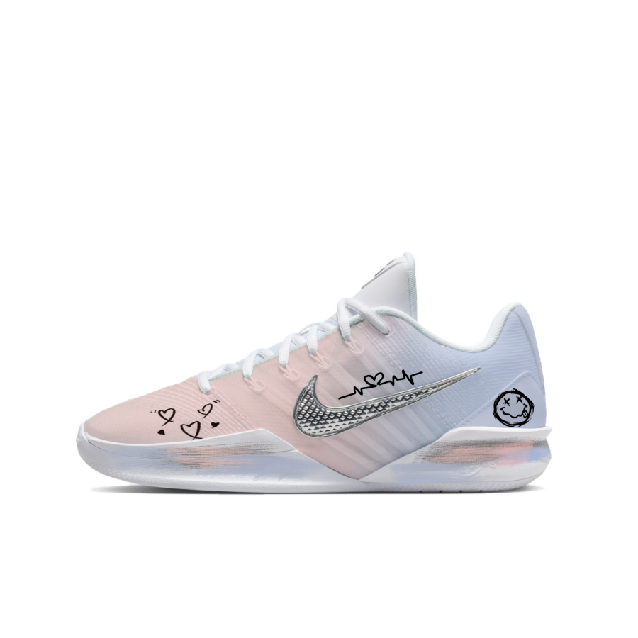 Nike Nike Sabrina 3 Cushioning Abrasion Resistant Slip Resistant Low top Basketball Shoes Unisex Pink Blue