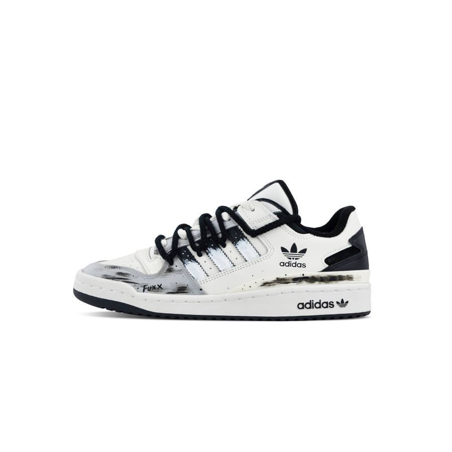 Adidas Originals FORUM Low Cl Low top Skateboard Shoes Unisex Black White