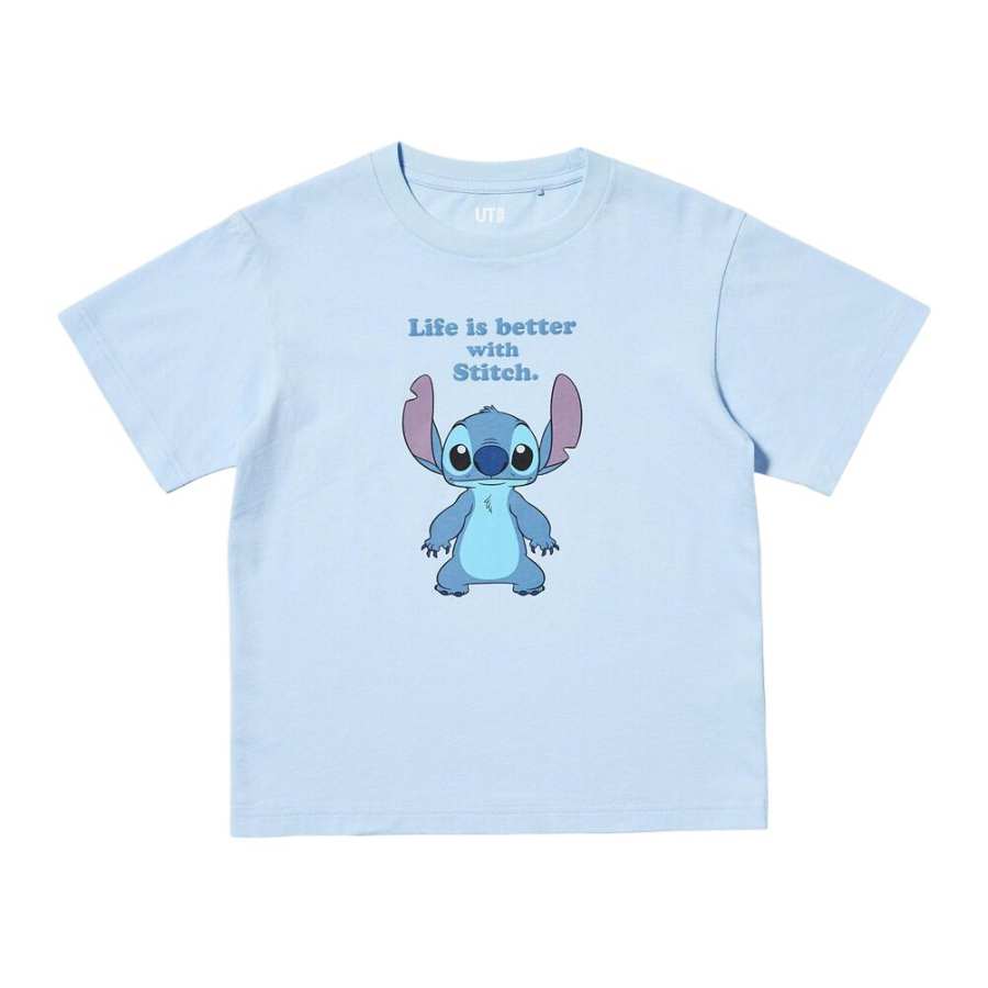 UNIQLO X Disney Kids T Shirts Crew Neck Moderate