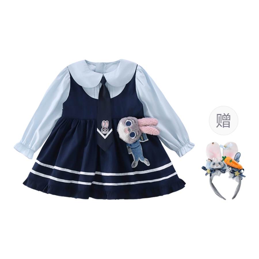 Disney Dress Spring Fall Summer Children Aged 3 7 Years Old