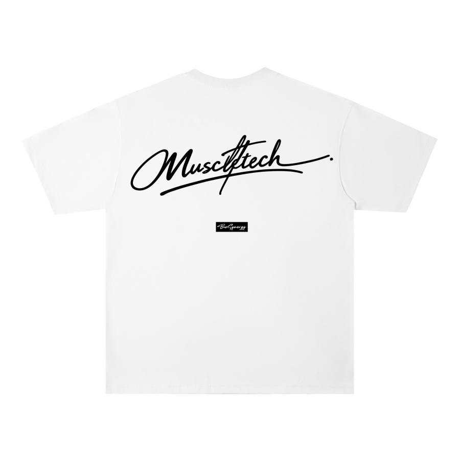 MUSCLETECH MUSCLETECH T Shirts Unisex Crew Neck Thin Straight Fit