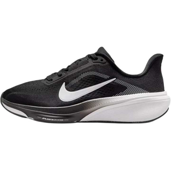Nike Nike Pegasus 42 Abrasion Resistant Rebound Breathable Support Low top Running Shoes Black White Kids'