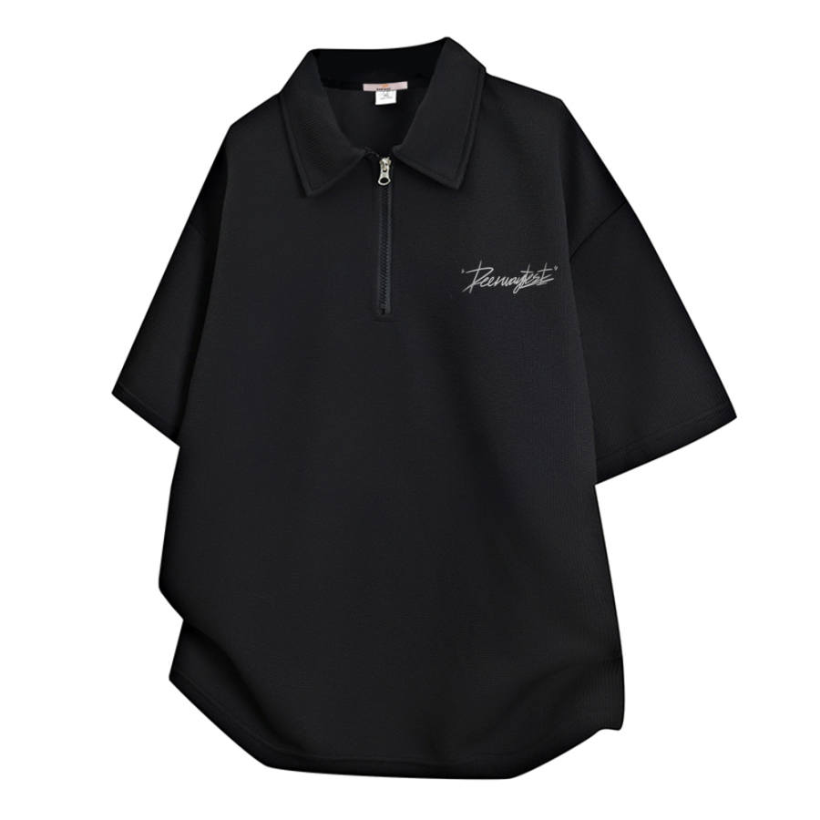 DEERWAY Polo Shirts Unisex Polo Collar Moderate Straight Fit