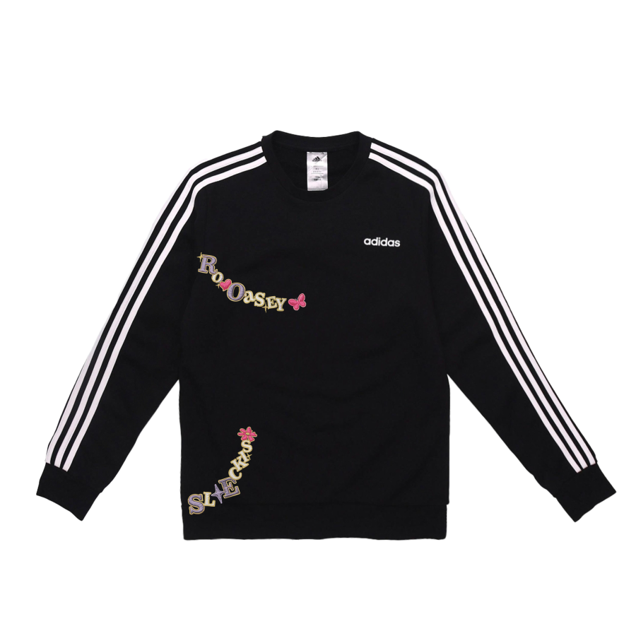 Adidas Adidas Sweatshirts Unisex Black Crew Neck Moderate Regular