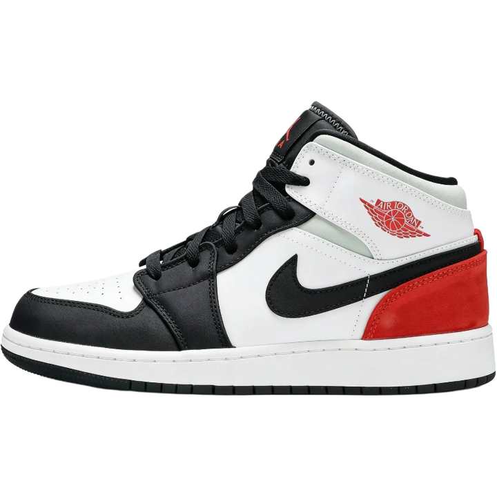 Jordan Jordan 1 Mid SE White Black Red Spruce GS