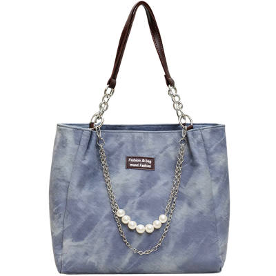 Tonlion Pu Shoulder Bag Women's Blue