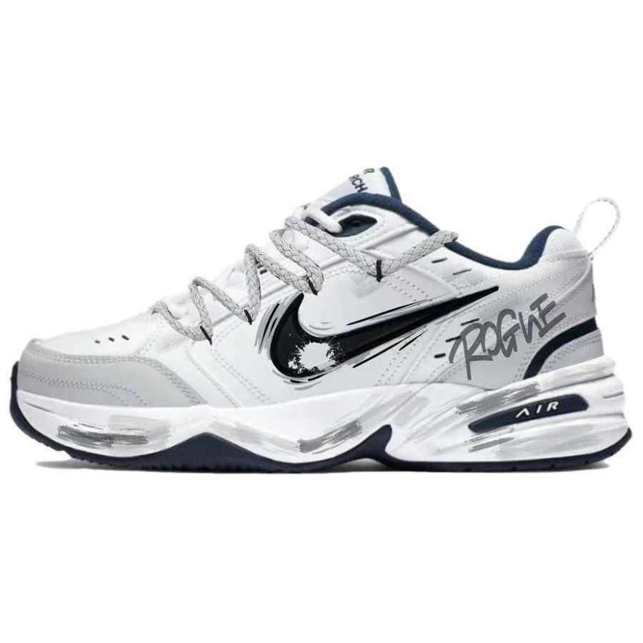 Nike Nike Air Monarch 4 Ink Wash Gallops Leather Low top Chunky Sneakers Unisex Gray