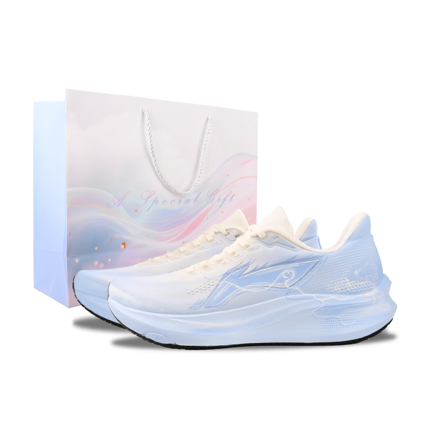 Li-Ning Li Ning Red Hare 9 Casual Marathon Training Physical Fitness Test & Exam Racing City Commuting Running Shoes Men's Blue