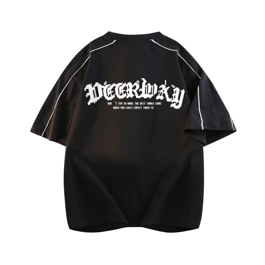 DEERWAY T Shirts Unisex Crew Neck Moderate Straight Fit