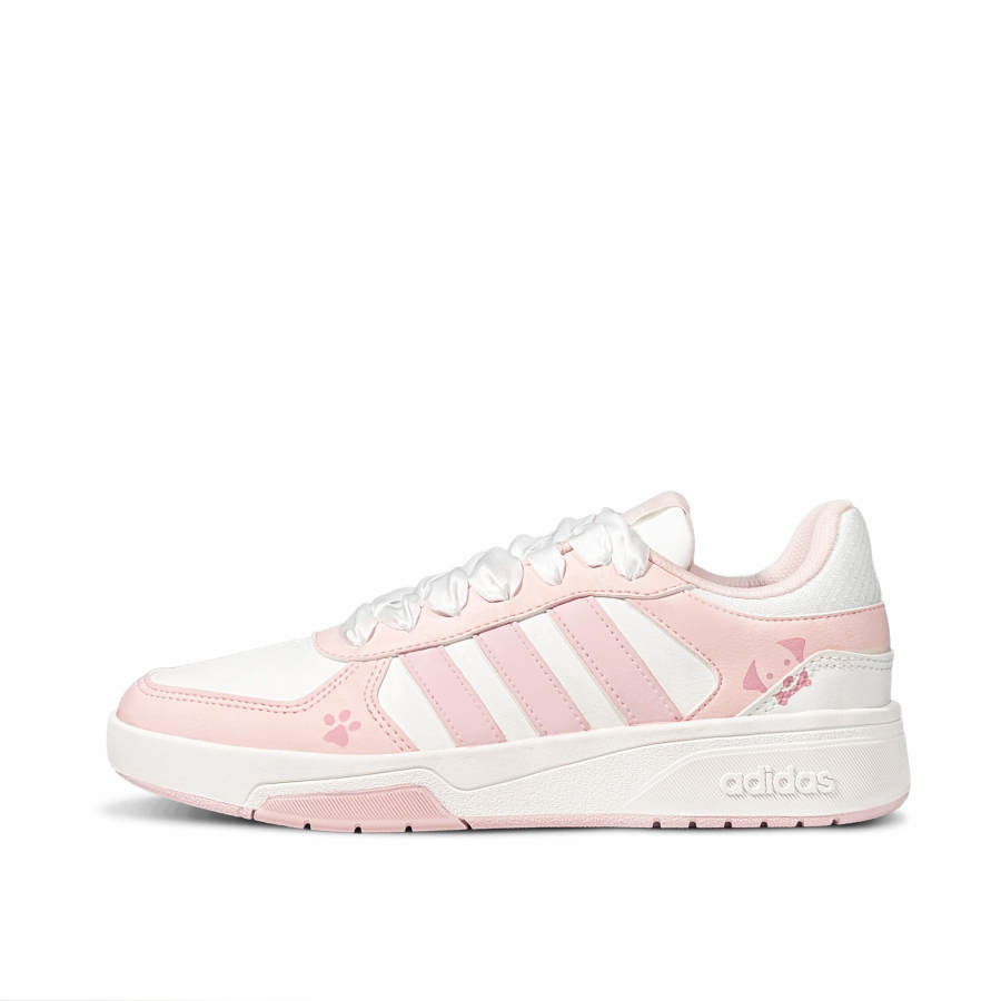 Adidas Adidas COURTBEAT Gentleman Puppy Low top Skateboard Shoes Unisex Pink White