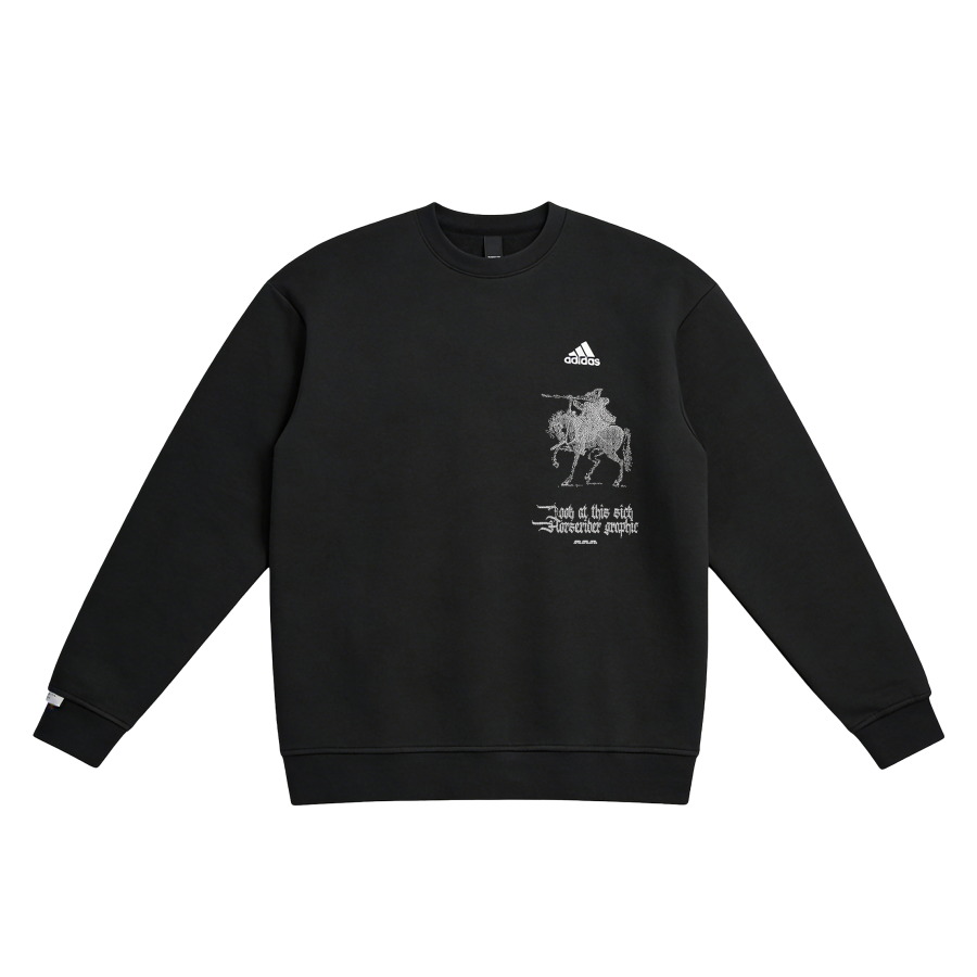 Adidas Adidas LABEL T Shirts Unisex Black Crew Neck Moderate Straight Fit