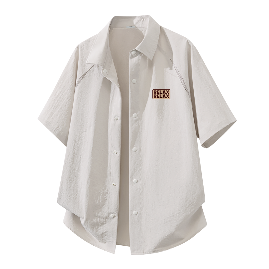 MINISO MINISO Shirts Unisex Lapel Thin Shirt
