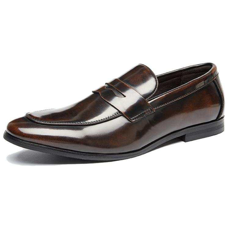 Hodo Hodo Cow Split Leather Loafers Men's