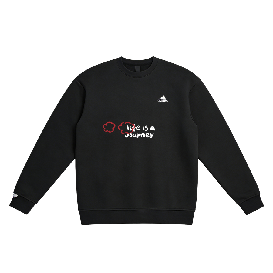Adidas Adidas LABEL T Shirts Unisex Black Crew Neck Moderate Straight Fit