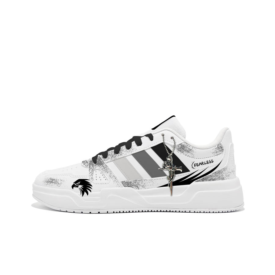 Adidas Adidas LITE BALLER Hawkeye Pu Low top Skateboard Shoes Unisex Black White