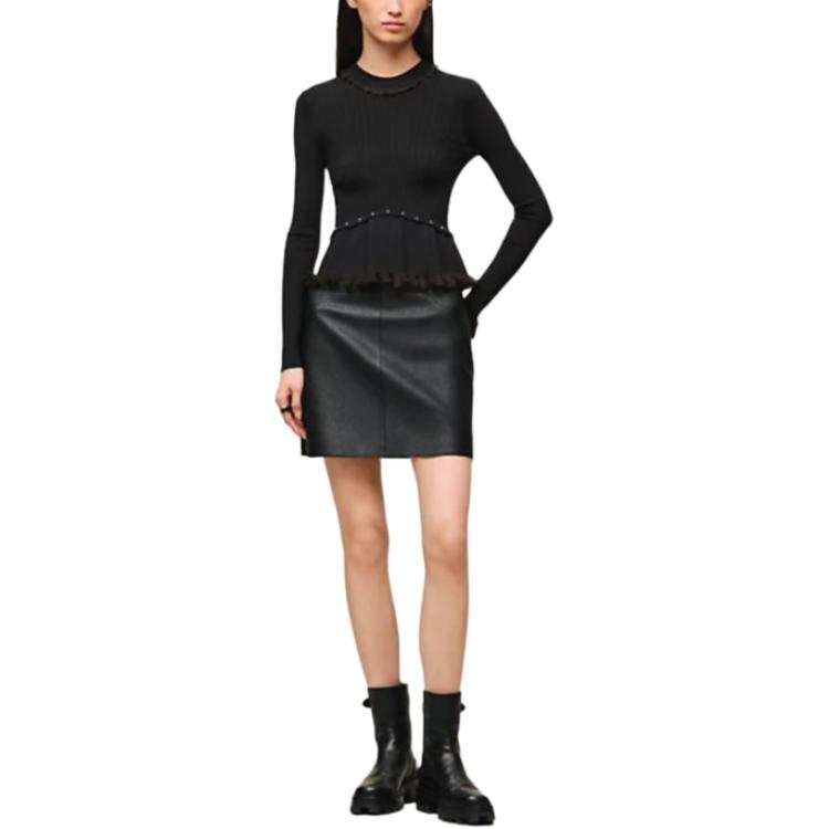 HERMES Knitwear Women's Black Crew Neck Moderate