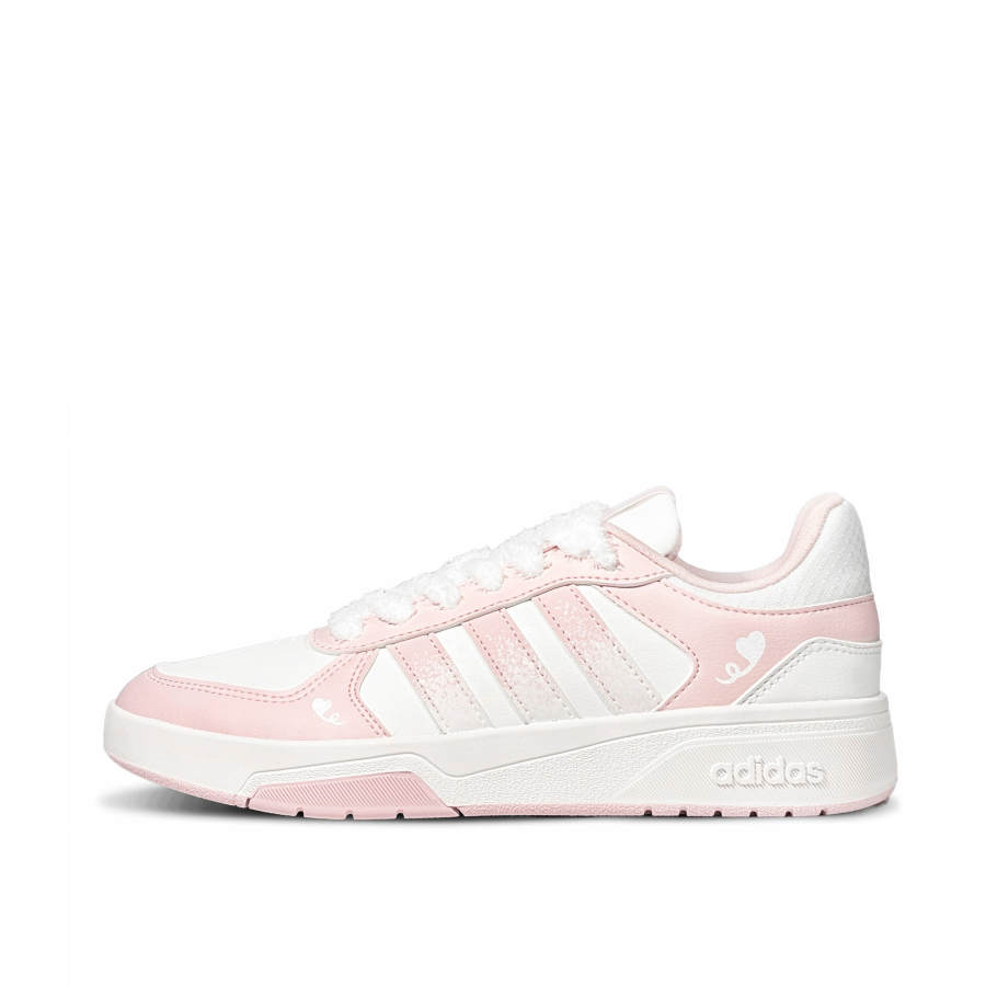 Adidas Adidas COURTBEAT Heart's Desire Low top Skateboard Shoes Unisex Pink White