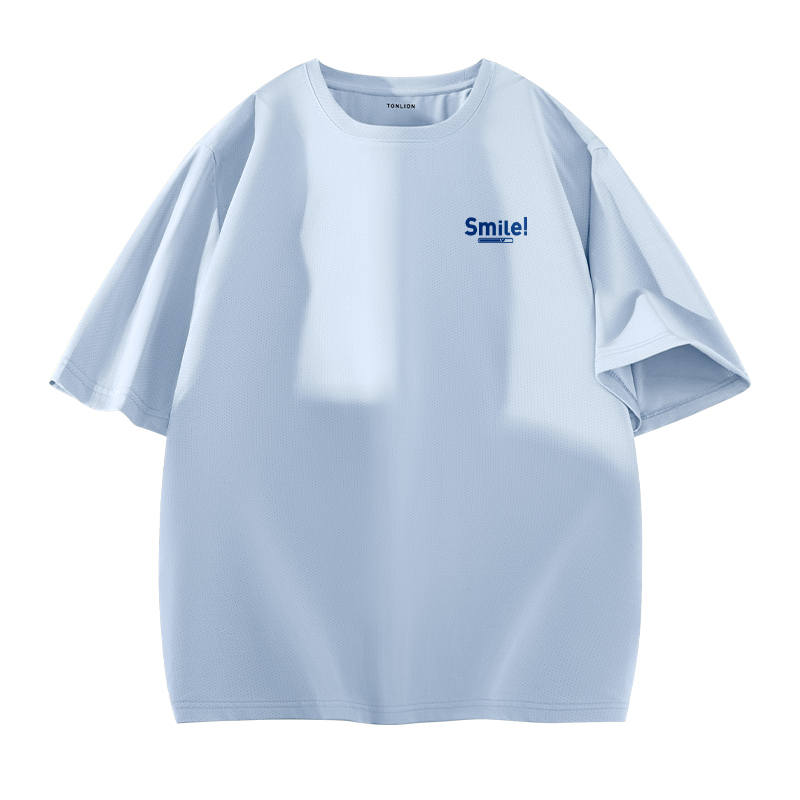 Tonlion T Shirts Unisex Crew Neck Moderate Straight Fit