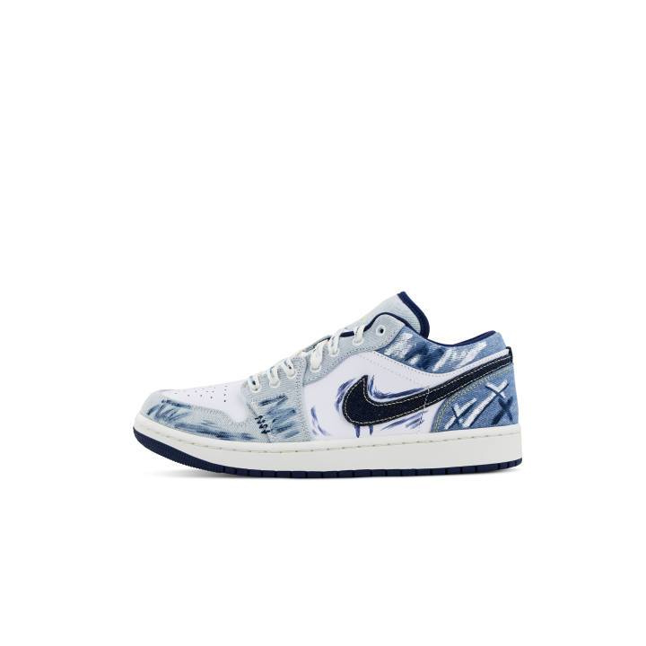 Jordan Jordan Air Jordan 1 Low top Skateboard Shoes Men's Blue White