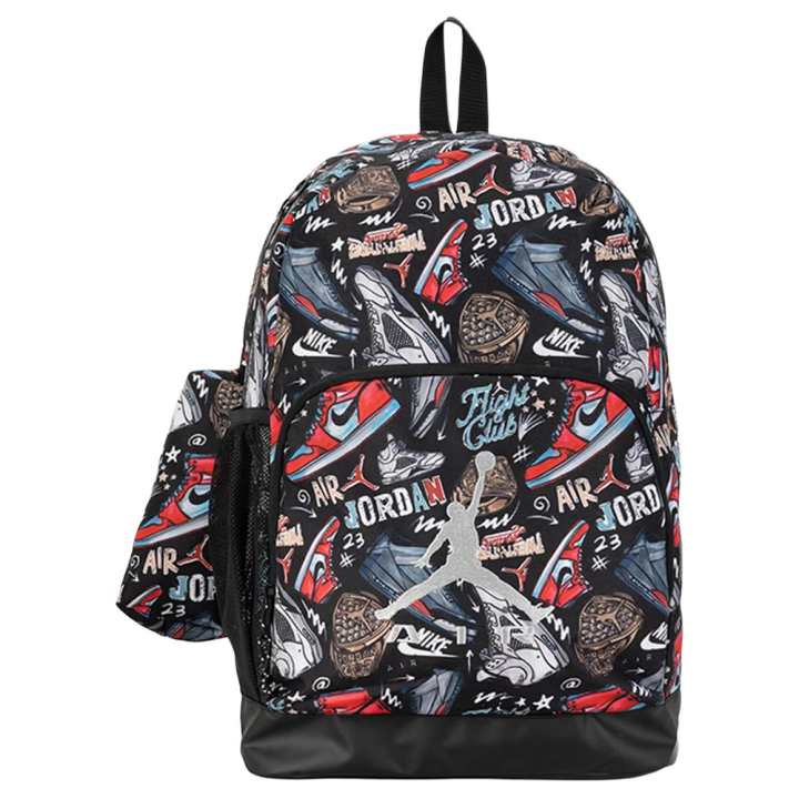 Jordan Jordan Polyester Backpack Medium Unisex Black & Red