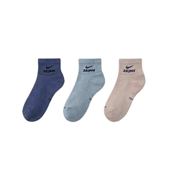 Nike NikeSKIMS Women's Dri-FIT Quarter Socks (3 Pairs)