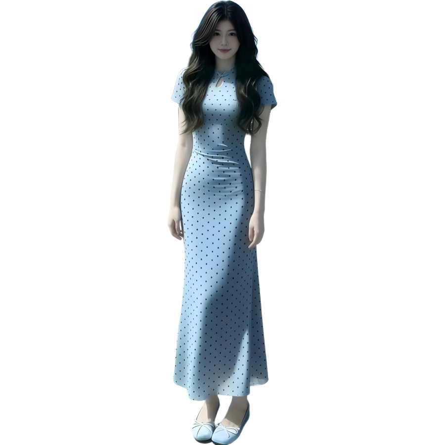 Cotton Gene Short Sleeved Dress Women's