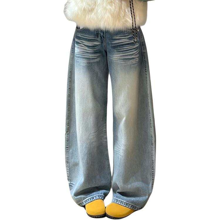 Cotton Gene Jeans Women's Thin Wide Leg Pants