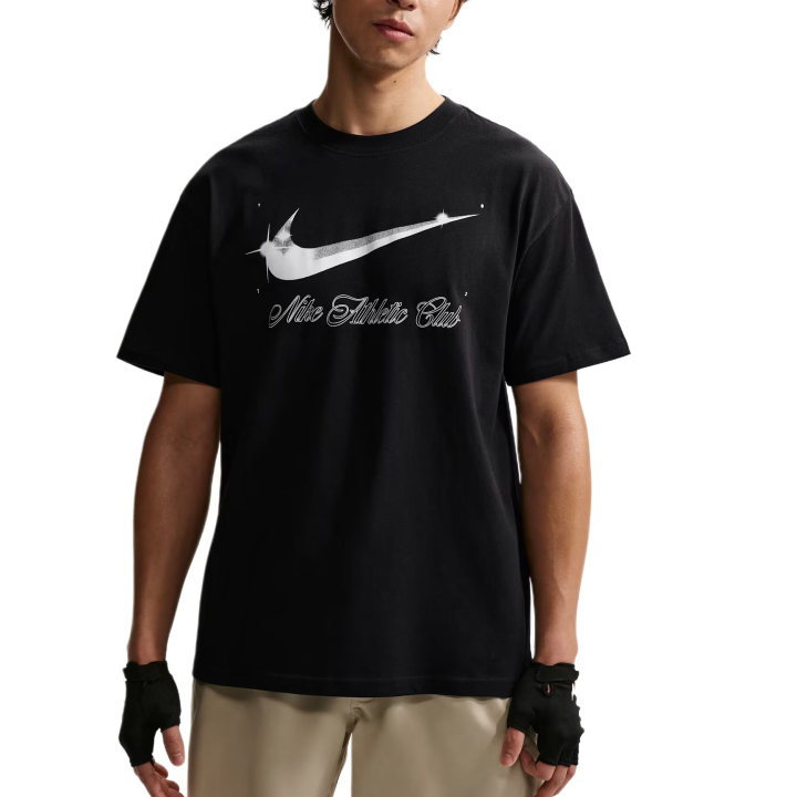 Nike Nike T Shirts Men's Black/White Crew Neck Moderate