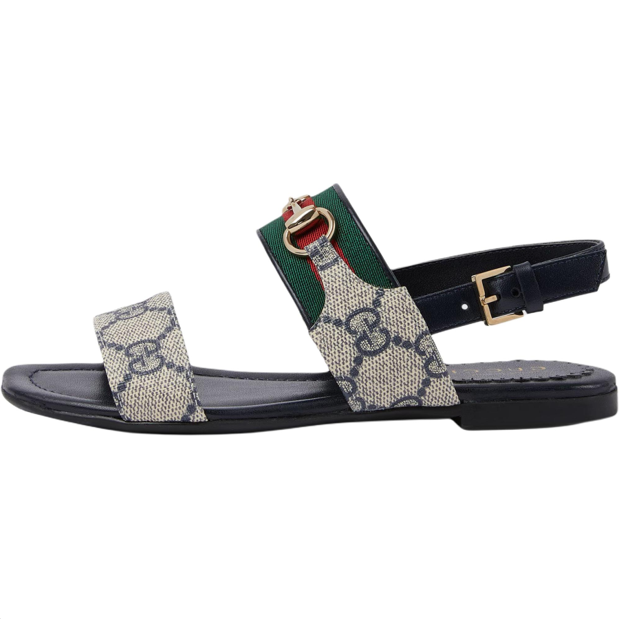 GUCCI GG Supreme Leather Low top Children's Sandals Blue Kids'