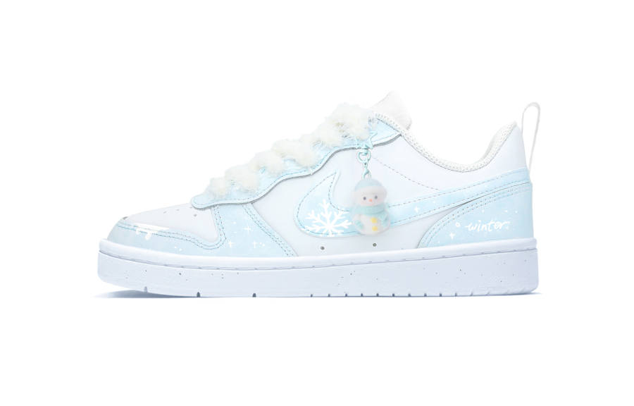 Nike Nike Court Borough First Snow Love Confession Cushioning Balance Lightweight Low top Skateboard Shoes Women's