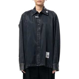 Maison Mihara Yasuhiro SS26 Vintage Like Satin Shirt Women's