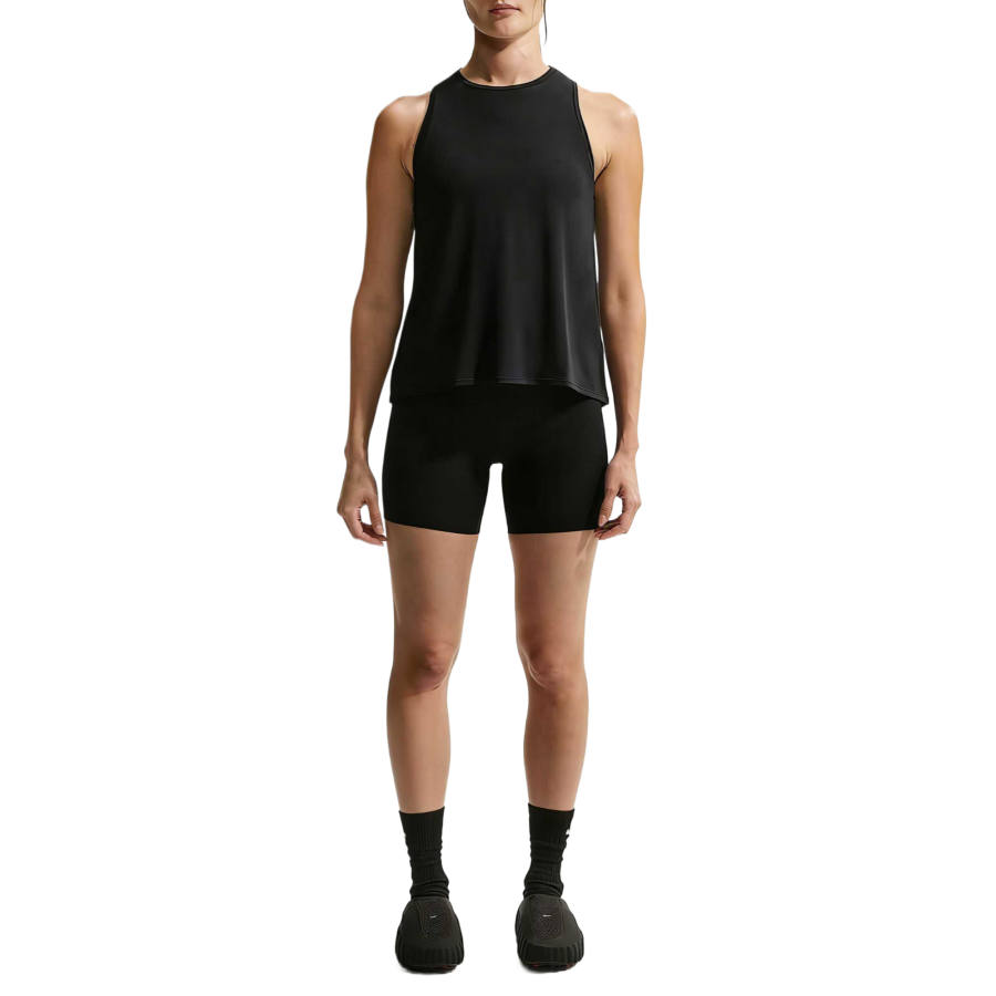 Nike Nike Tank Tops Women's Black/Cool Gray Crew Neck Straight Fit